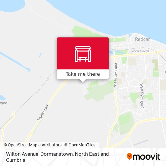 Wilton Avenue, Dormanstown map