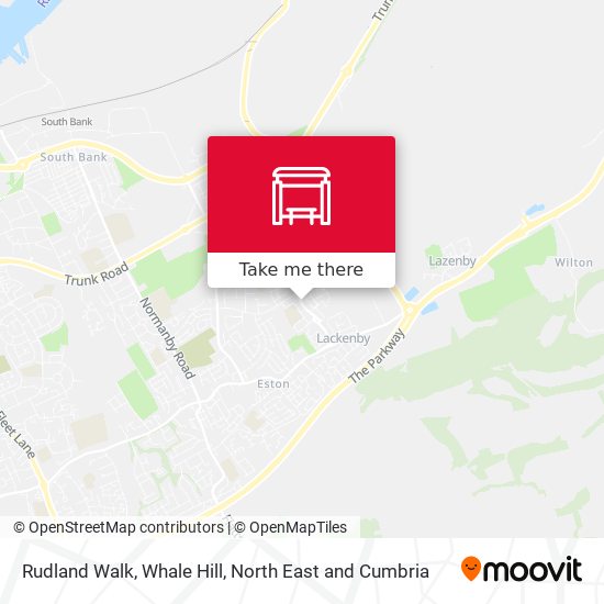 Rudland Walk, Whale Hill map