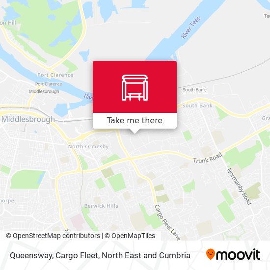 Queensway, Cargo Fleet map