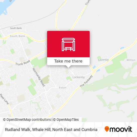 Rudland Walk, Whale Hill map