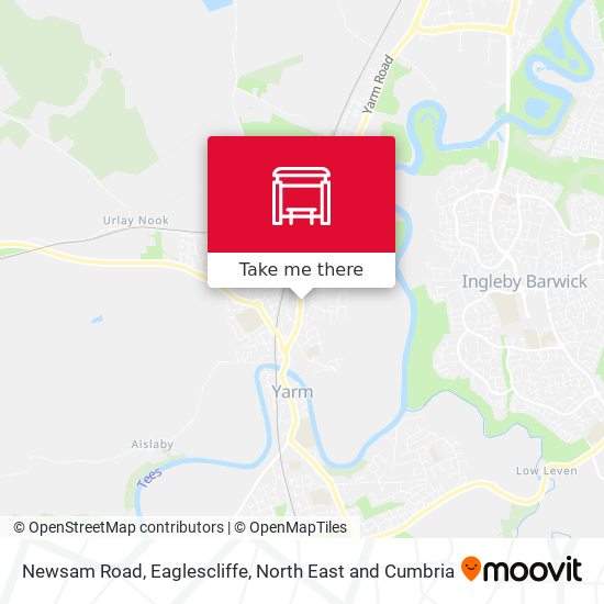 Newsam Road, Eaglescliffe map