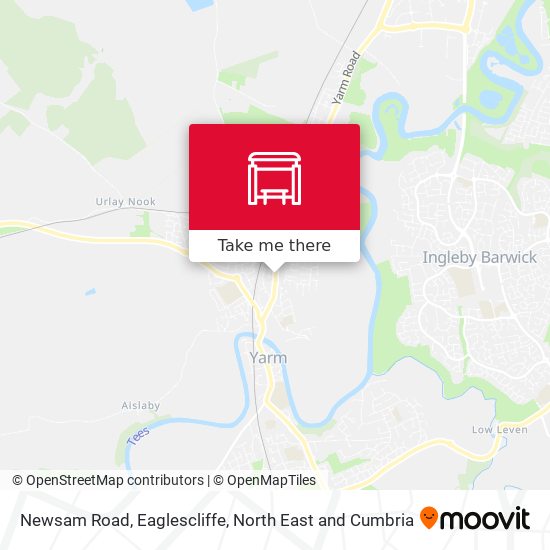Newsam Road, Eaglescliffe map
