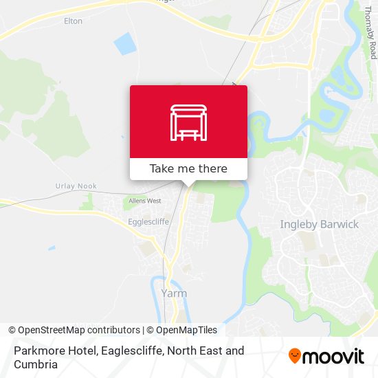 Parkmore Hotel, Eaglescliffe map