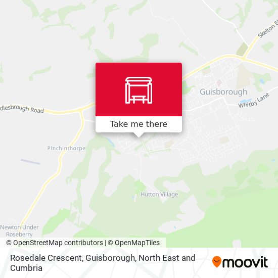 Rosedale Crescent, Guisborough map