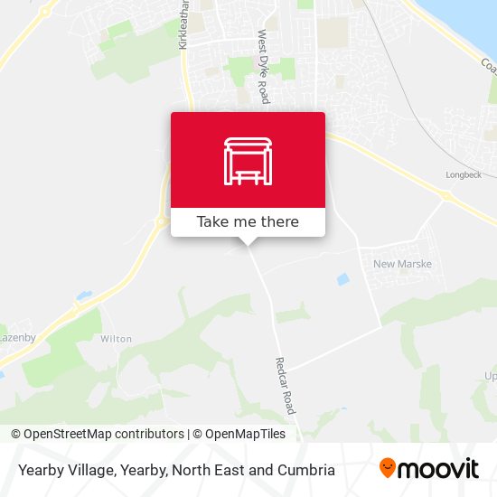 Yearby Village, Yearby map