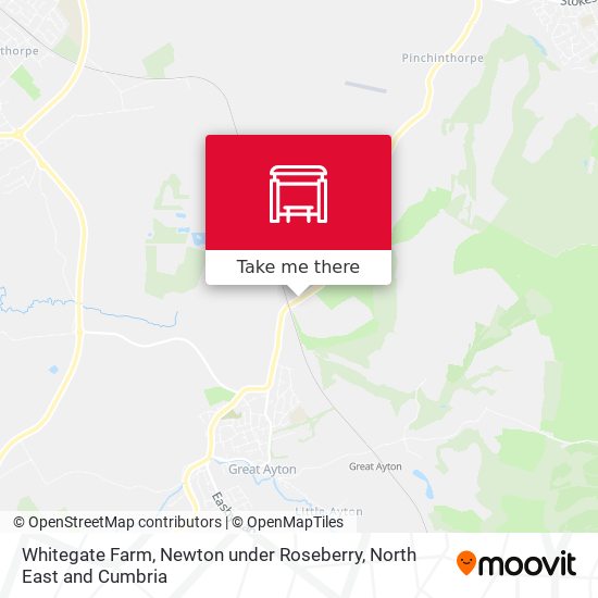 Whitegate Farm, Newton under Roseberry map