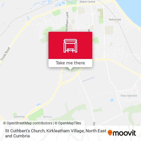 St Cuthbert's Church, Kirkleatham Village map