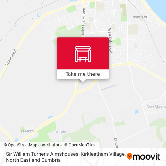 Sir William Turner's Almshouses, Kirkleatham Village map