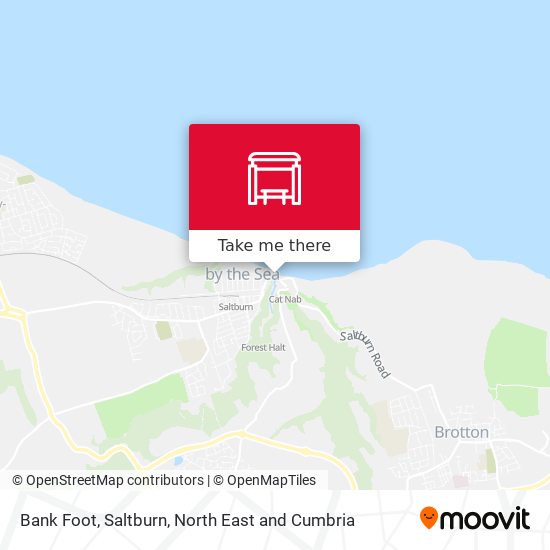 Bank Foot, Saltburn map