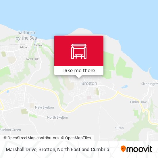 Marshall Drive, Brotton map