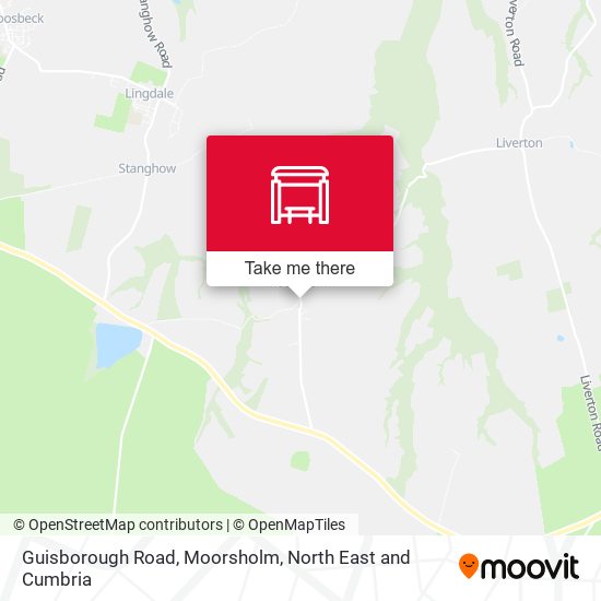 Guisborough Road, Moorsholm map
