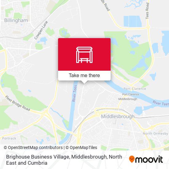 Brighouse Business Village, Middlesbrough map