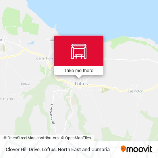 Clover Hill Drive, Loftus map