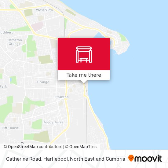 Catherine Road, Hartlepool map
