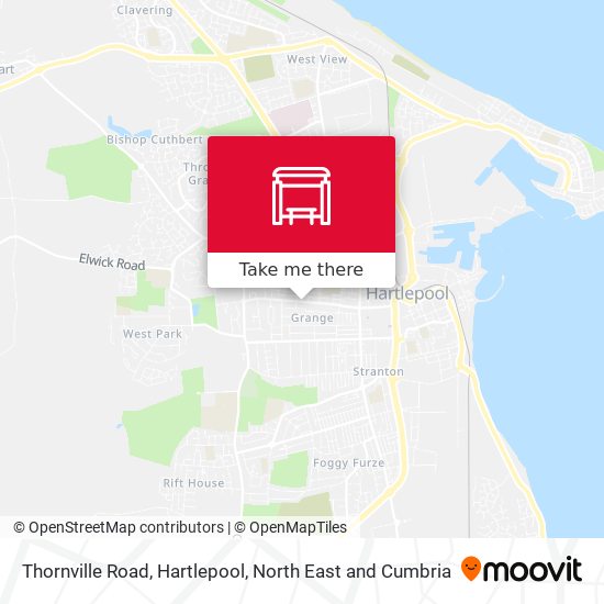 Thornville Road, Hartlepool map