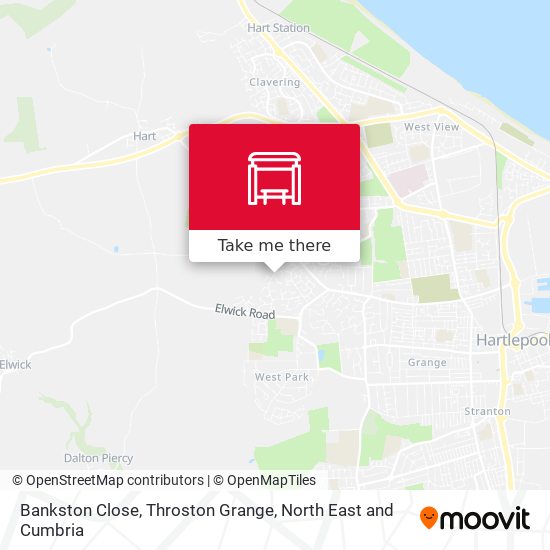 Bankston Close, Throston Grange map