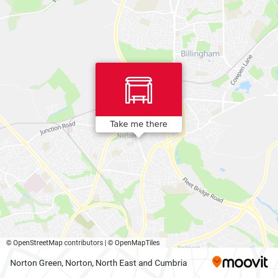 Norton Green, Norton map