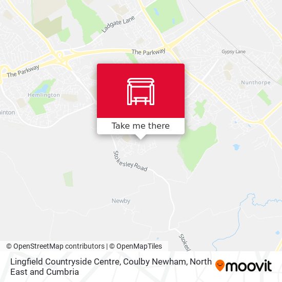 Lingfield Countryside Centre, Coulby Newham map