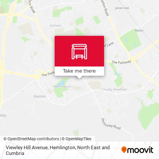 Viewley Hill Avenue, Hemlington map