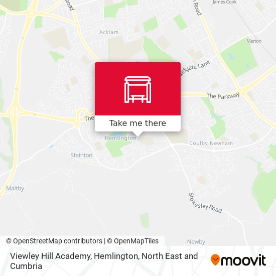 Viewley Hill Academy, Hemlington map