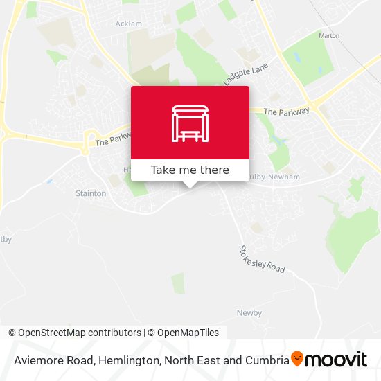 Aviemore Road, Hemlington map