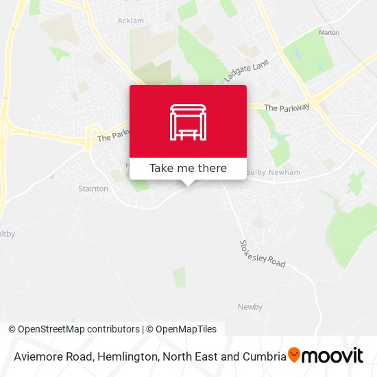 Aviemore Road, Hemlington map