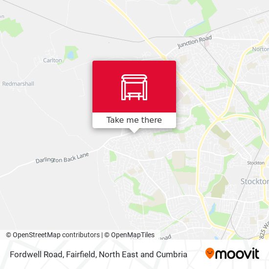 Fordwell Road, Fairfield map