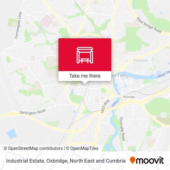 Industrial Estate, Oxbridge map