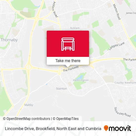 Lincombe Drive, Brookfield map