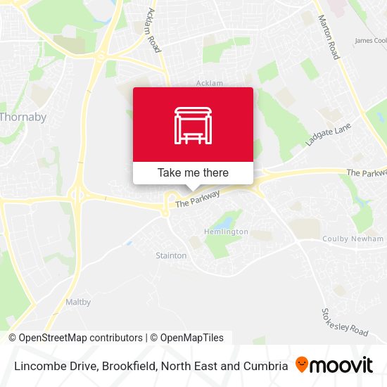 Lincombe Drive, Brookfield map