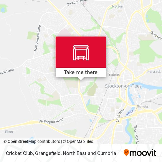 Cricket Club, Grangefield map