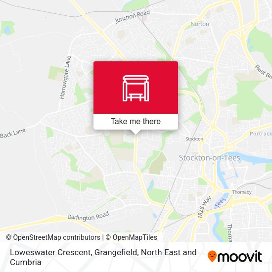 Loweswater Crescent, Grangefield map