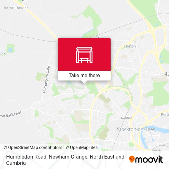 Humbledon Road, Newham Grange map