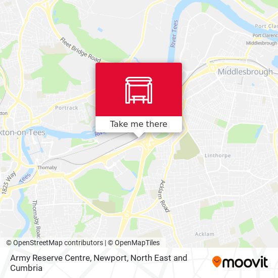 Army Reserve Centre, Newport map