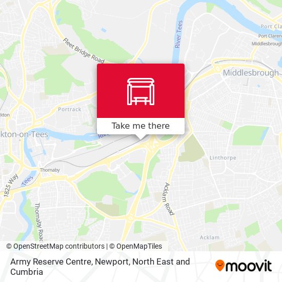 Army Reserve Centre, Newport map