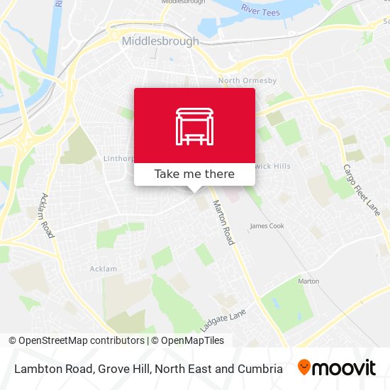 Lambton Road, Grove Hill map