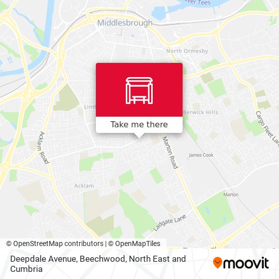 Deepdale Avenue, Beechwood map