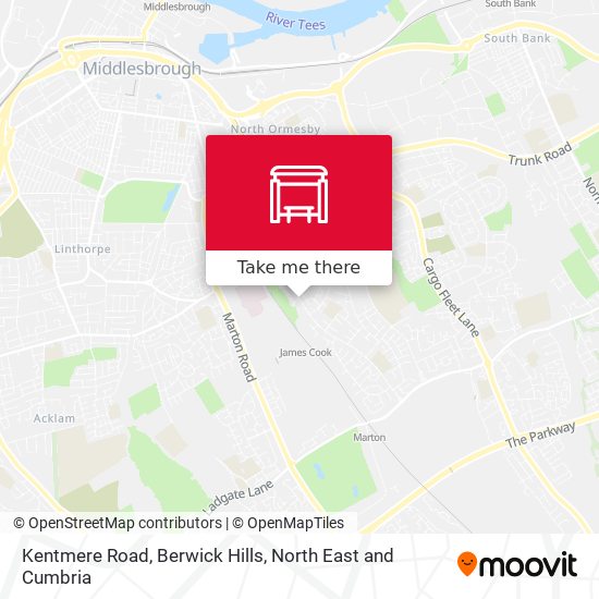 Kentmere Road, Berwick Hills map