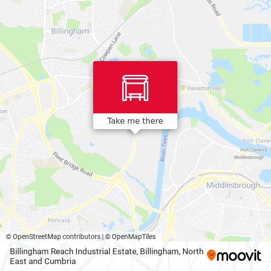 Billingham Reach Industrial Estate, Billingham map