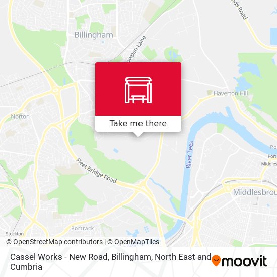 Cassel Works - New Road, Billingham map