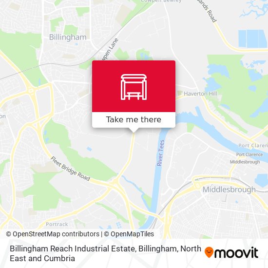 Billingham Reach Industrial Estate, Billingham map
