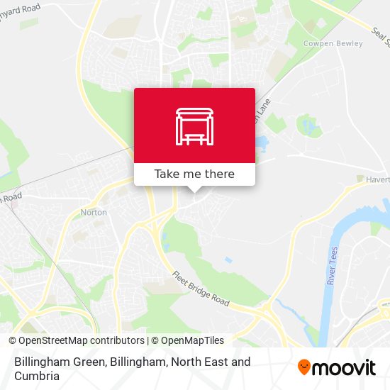 Billingham Green, Billingham map
