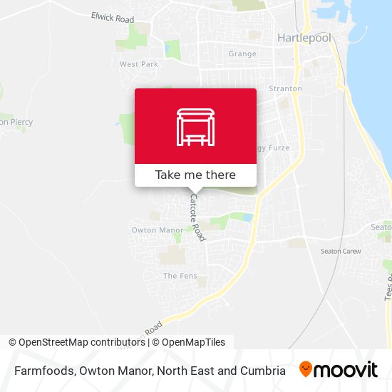 Farmfoods, Owton Manor map