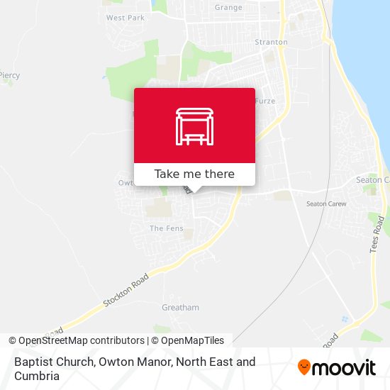 Baptist Church, Owton Manor map