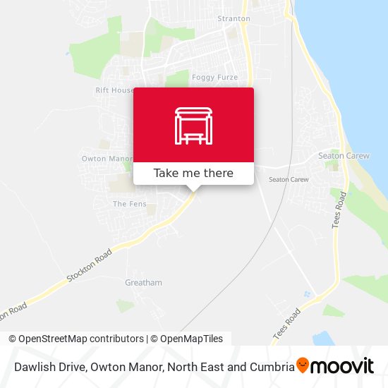Dawlish Drive, Owton Manor map