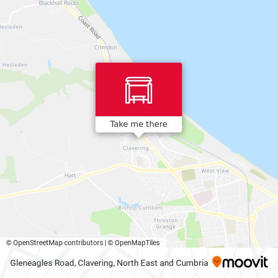 Gleneagles Road, Clavering map