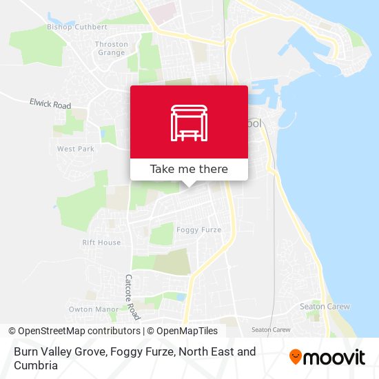 Burn Valley Grove, Foggy Furze map