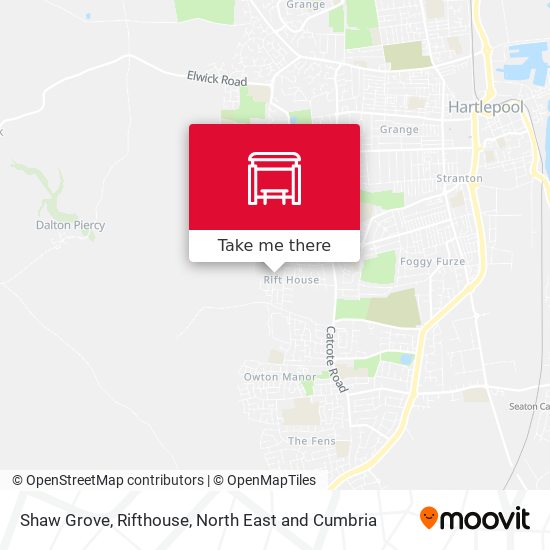 Shaw Grove, Rifthouse map