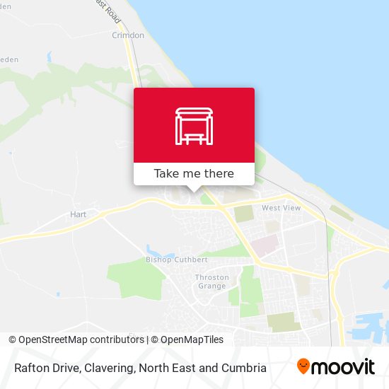 Rafton Drive, Clavering map