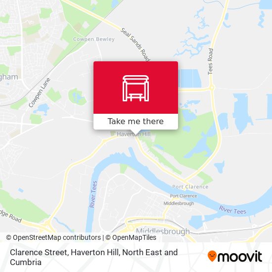 Clarence Street, Haverton Hill map
